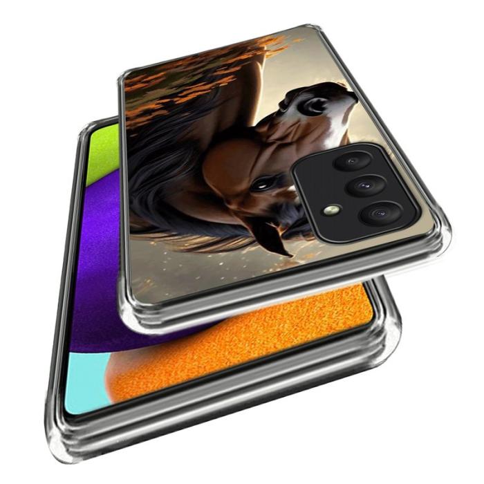 OEM - Samsung Galaxy A35 5G Skal TPU Slim Stöttåligt Mobilskydd - Häst