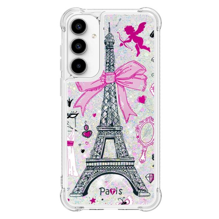 OEM - Samsung Galaxy A35 5G Skal TPU Snabbsand Mönstertryckt - Spegel / Torn