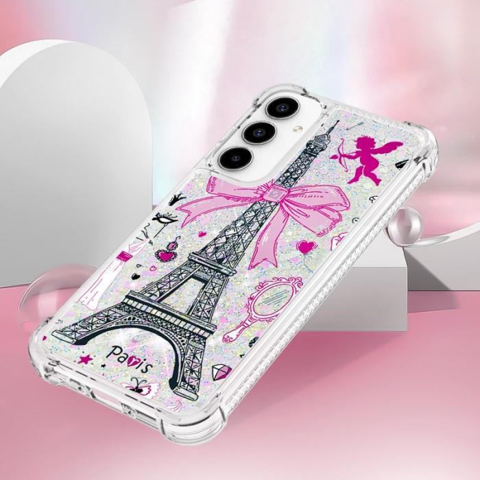 OEM - Samsung Galaxy A35 5G Skal TPU Snabbsand Mönstertryckt - Spegel / Torn