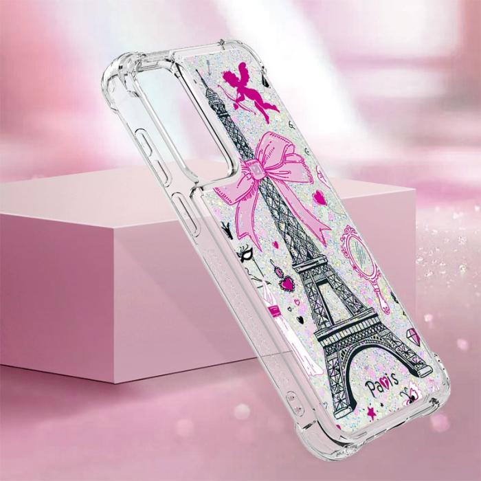 OEM - Samsung Galaxy A35 5G Skal TPU Snabbsand Mönstertryckt - Spegel / Torn