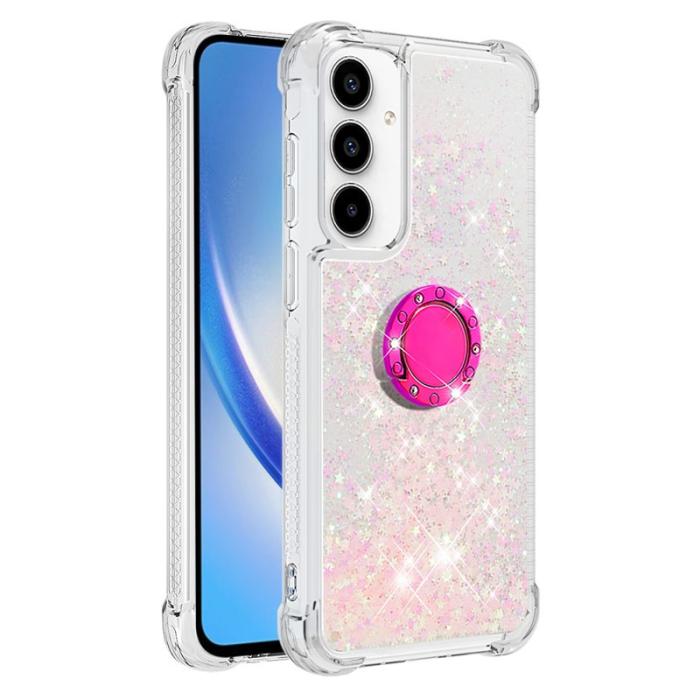 OEM - Samsung Galaxy A35 5G Skal TPU Stöd Fodral - Rosa / Pentagram