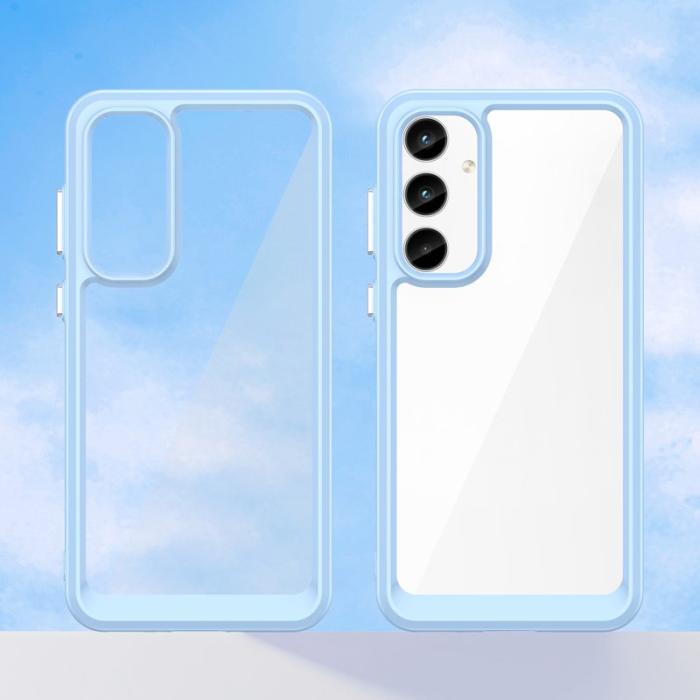 OEM - Samsung Galaxy A35 5G Skal TPU+Acrylic Hybrid - Blå