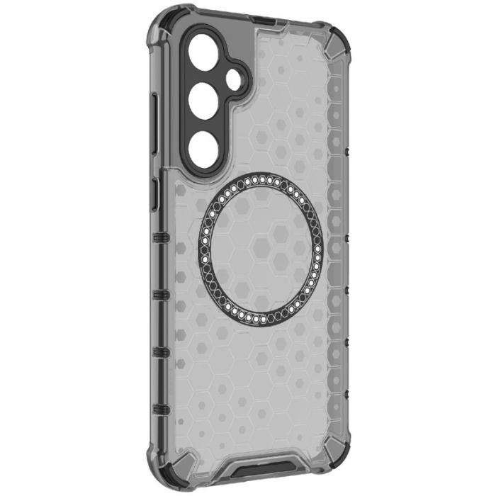 OEM - Samsung Galaxy A35 5G Skal TPU+PC Honeycomb Värmeavledning - Grå