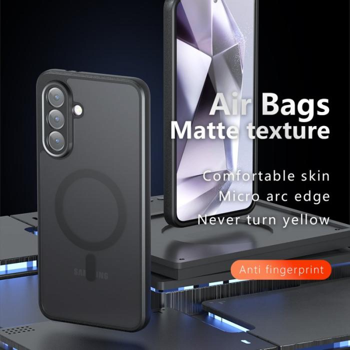 OEM - Samsung Galaxy A35 5G Skal TPU+PC Matt Skydd - Grå