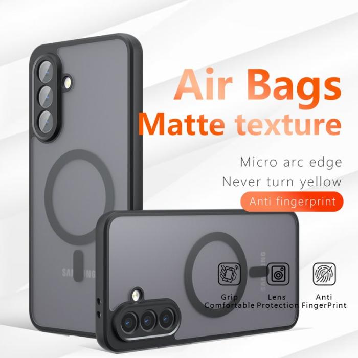 OEM - Samsung Galaxy A35 5G Skal TPU+PC Matt Skydd - Grå