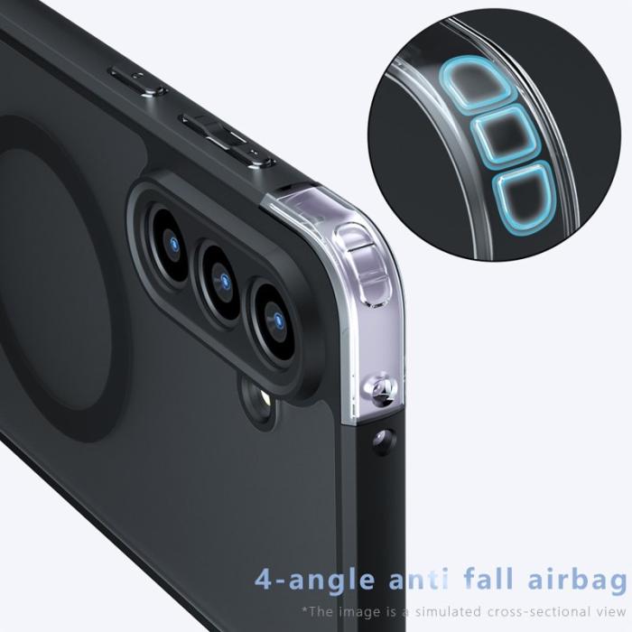 OEM - Samsung Galaxy A35 5G Skal TPU+PC Matt Skydd - Grå