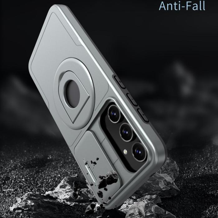 OEM - Samsung Galaxy A35 5G Skal TPU+PC Telefon Skydd - Grå