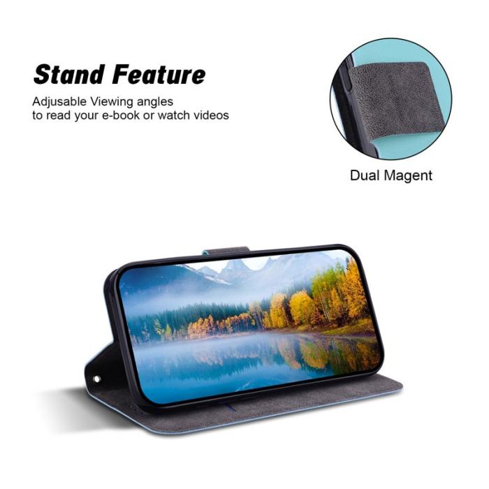 OEM - Samsung Galaxy A35 5G Skal Ultra-Tunn Konstläder + Plast - Grön