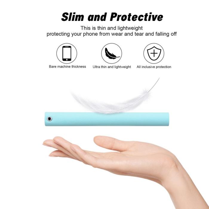 OEM - Samsung Galaxy A35 5G Skal Ultra-Tunn Konstläder + Plast - Grön