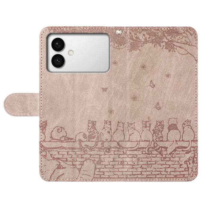 OEM - Samsung Galaxy S26 Edge Skal Äkta Läder - Rökig Lila