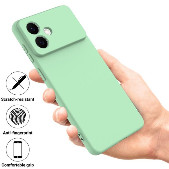 OEM - Samsung Galaxy S26 Edge Skal Flytande Silikon - Grön