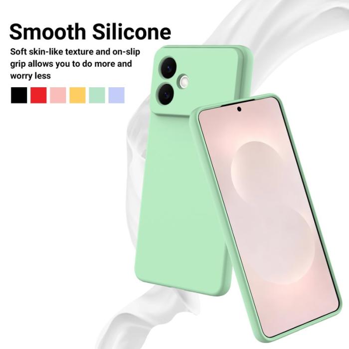 OEM - Samsung Galaxy S26 Edge Skal Flytande Silikon - Grön