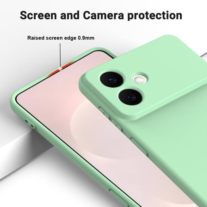 OEM - Samsung Galaxy S26 Edge Skal Flytande Silikon - Grön