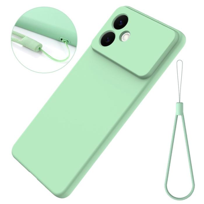 OEM - Samsung Galaxy S26 Edge Skal Flytande Silikon - Grön