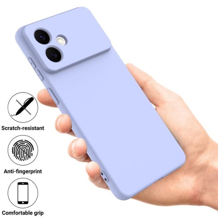 OEM - Samsung Galaxy S26 Edge Skal Flytande Silikon - Lila