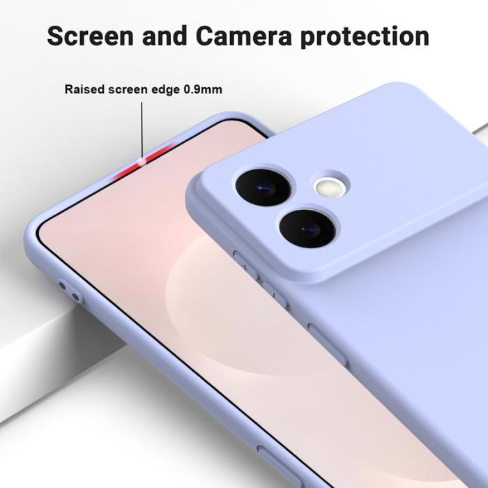 OEM - Samsung Galaxy S26 Edge Skal Flytande Silikon - Lila