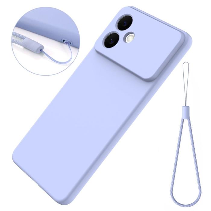 OEM - Samsung Galaxy S26 Edge Skal Flytande Silikon - Lila