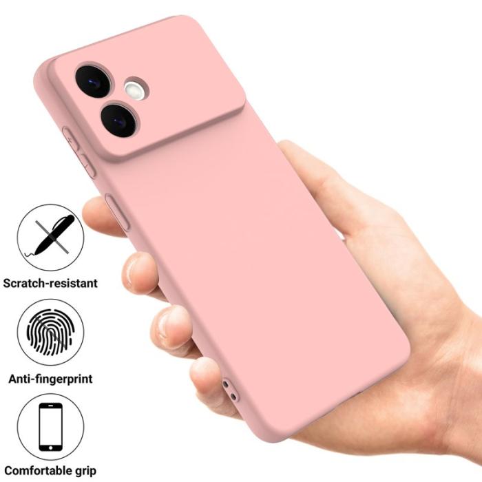 OEM - Samsung Galaxy S26 Edge Skal Flytande Silikon - Rosa