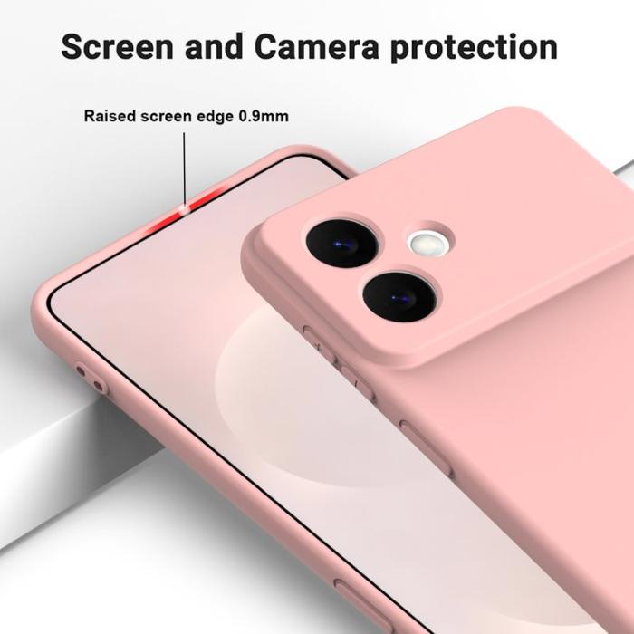 OEM - Samsung Galaxy S26 Edge Skal Flytande Silikon - Rosa