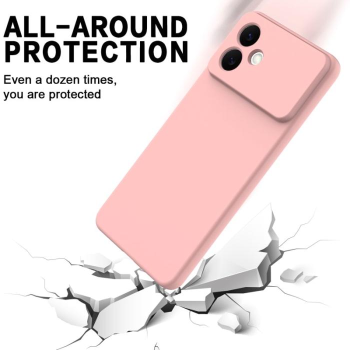 OEM - Samsung Galaxy S26 Edge Skal Flytande Silikon - Rosa