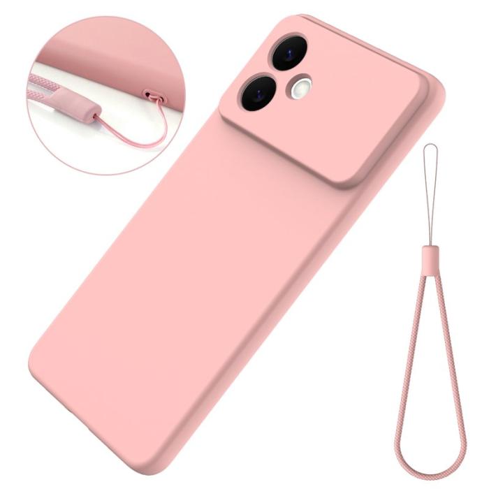 OEM - Samsung Galaxy S26 Edge Skal Flytande Silikon - Rosa
