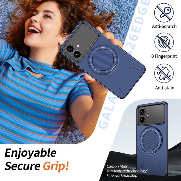 OEM - Samsung Galaxy S26 Edge Skal Magnetiskt TPU + PC Bakcover - Blå