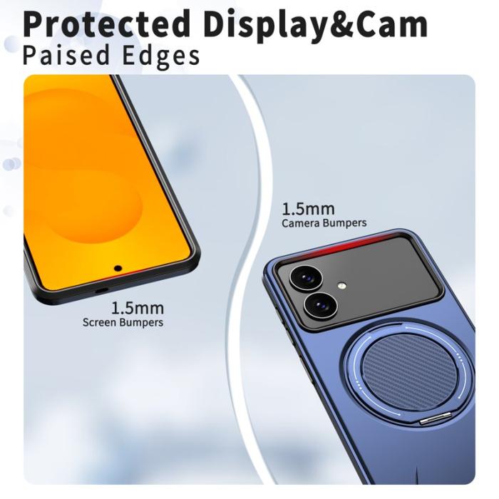 OEM - Samsung Galaxy S26 Edge Skal Magnetiskt TPU + PC Bakcover - Blå