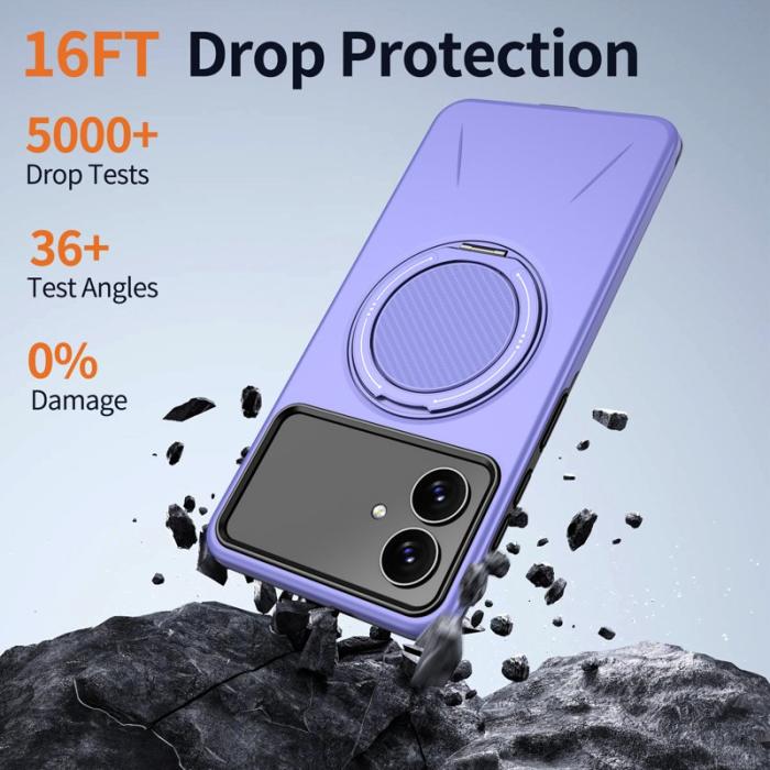 OEM - Samsung Galaxy S26 Edge Skal Magnetiskt TPU + PC Bakcover - Lila