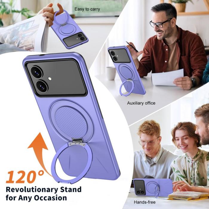 OEM - Samsung Galaxy S26 Edge Skal Magnetiskt TPU + PC Bakcover - Lila