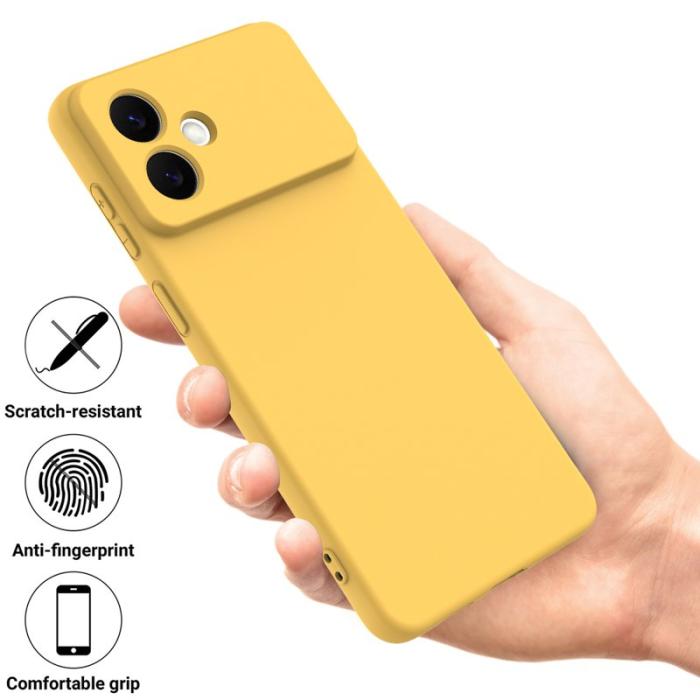 OEM - Samsung Galaxy S26 Edge Skal Silikon - Gul