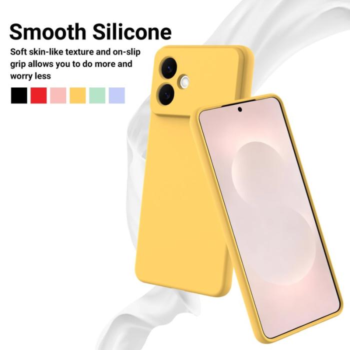 OEM - Samsung Galaxy S26 Edge Skal Silikon - Gul