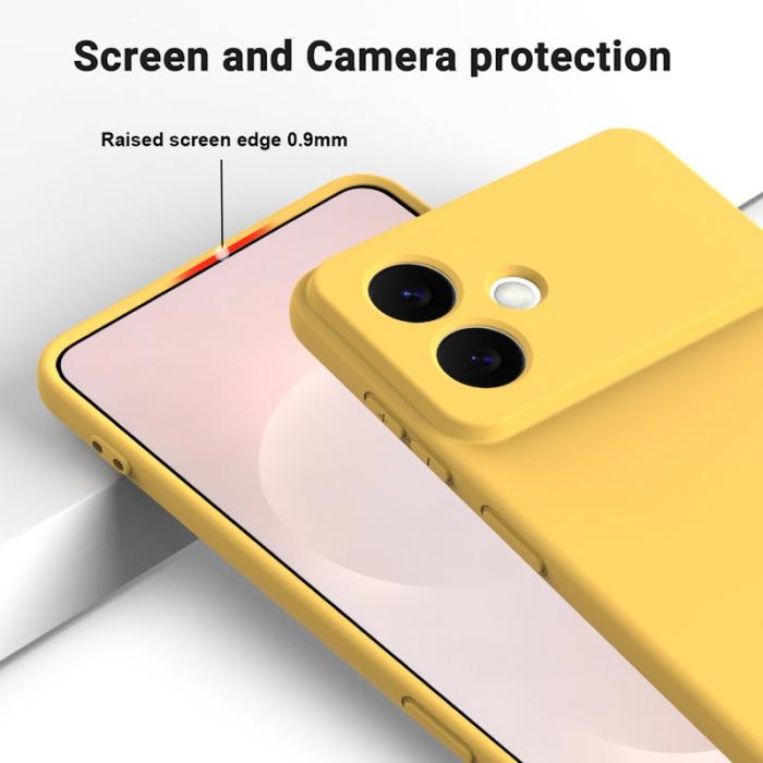 OEM - Samsung Galaxy S26 Edge Skal Silikon - Gul