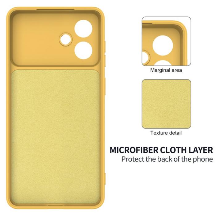 OEM - Samsung Galaxy S26 Edge Skal Silikon - Gul