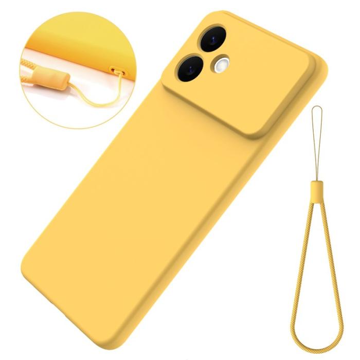 OEM - Samsung Galaxy S26 Edge Skal Silikon - Gul