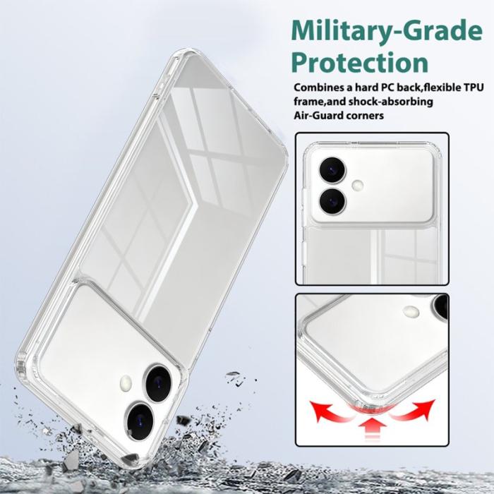 OEM - Samsung Galaxy S26 Edge Skal TPU+Acrylic Stötsäker Bakcover - Klar