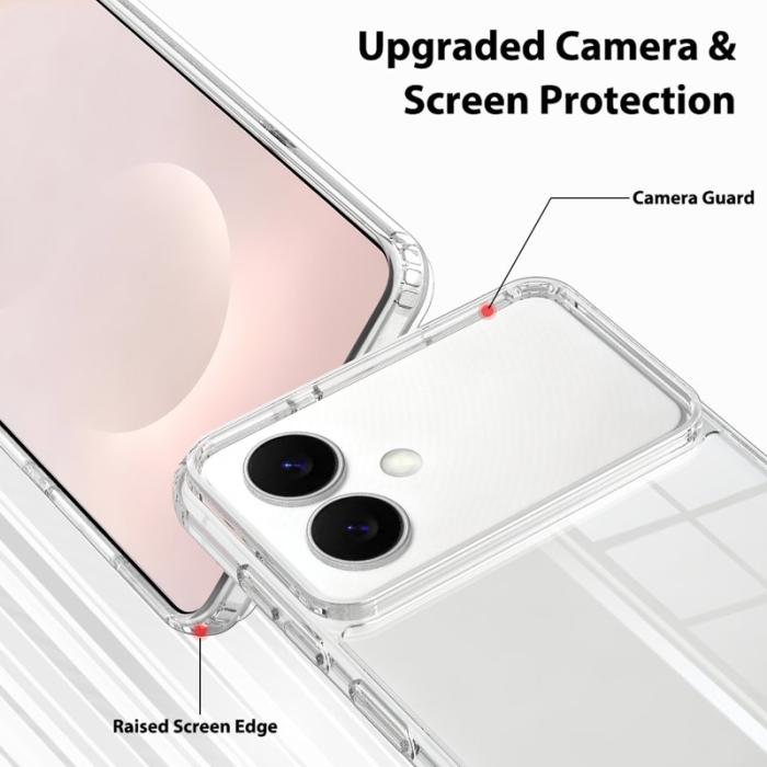 OEM - Samsung Galaxy S26 Edge Skal TPU+Acrylic Stötsäker Bakcover - Klar