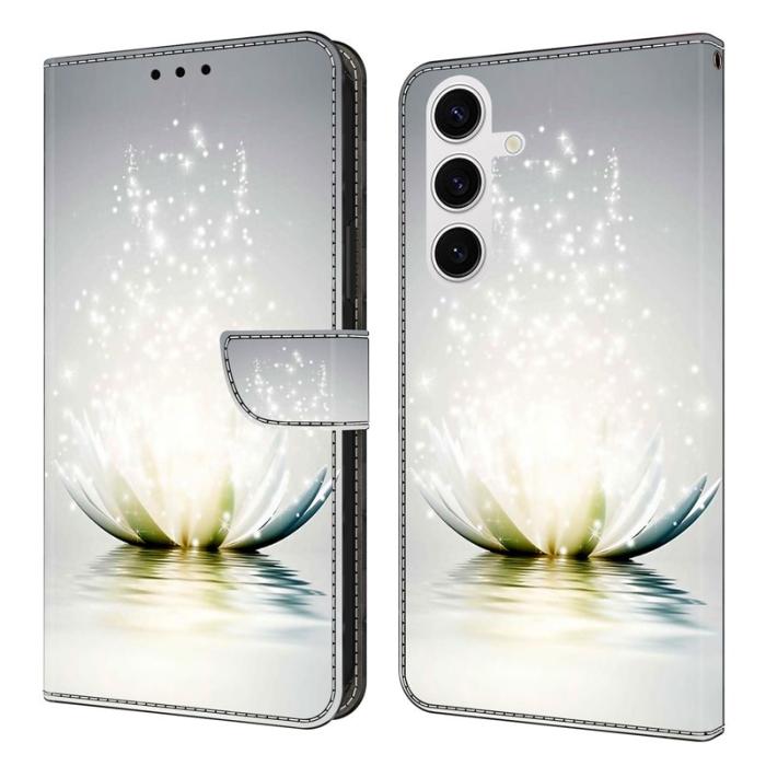 OEM - Samsung Galaxy S26 Plus Fodral 3D Mönster PU Läder Ställ - Lotus