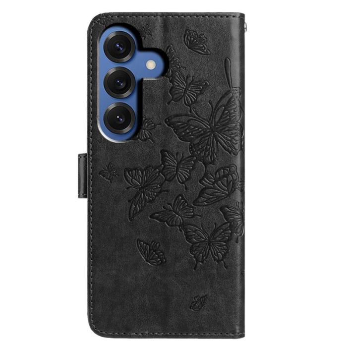 OEM - Samsung Galaxy S26 Plus Fodral Flip PU Läder med Ställ - Svart