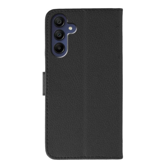 OEM - Samsung Galaxy S26 Fodral Konstläder Med Fjädertryck - Svart