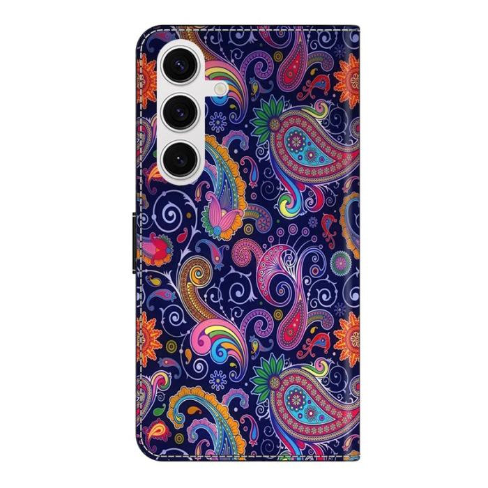 OEM - Samsung Galaxy S26 Fodral Mönstertryck Ställ Läder Flip - Etnisk Vinstock