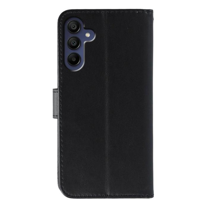 OEM - Samsung Galaxy S26 Fodral PU Läder Flip med Rem - Svart