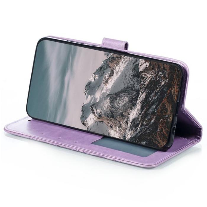 OEM - Samsung Galaxy S26 Plus Fodral PU Läder Mandala Tryck - Lila