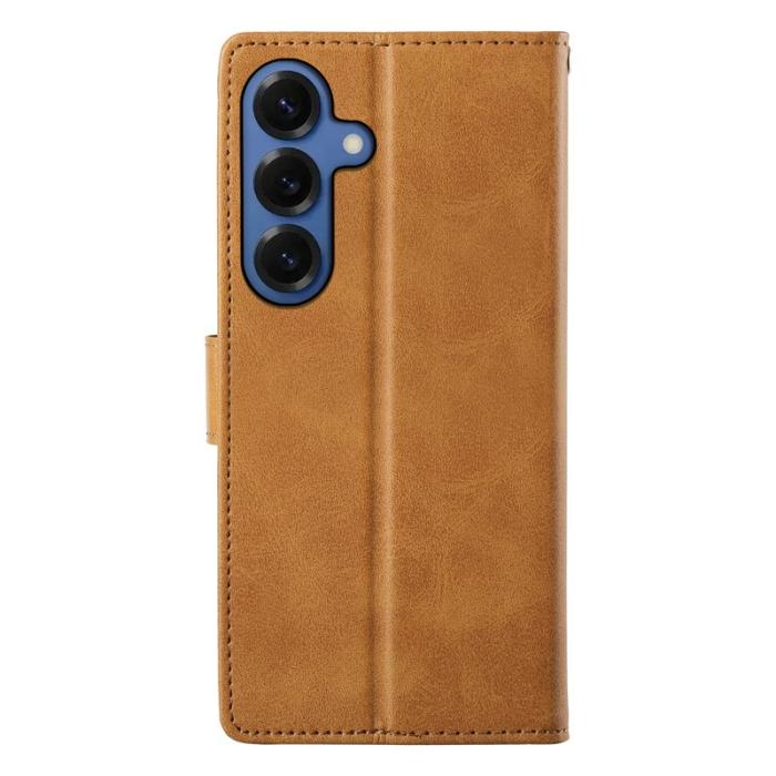 OEM - Samsung Galaxy S26 Fodral Ställ PU Läder Flip - Gul