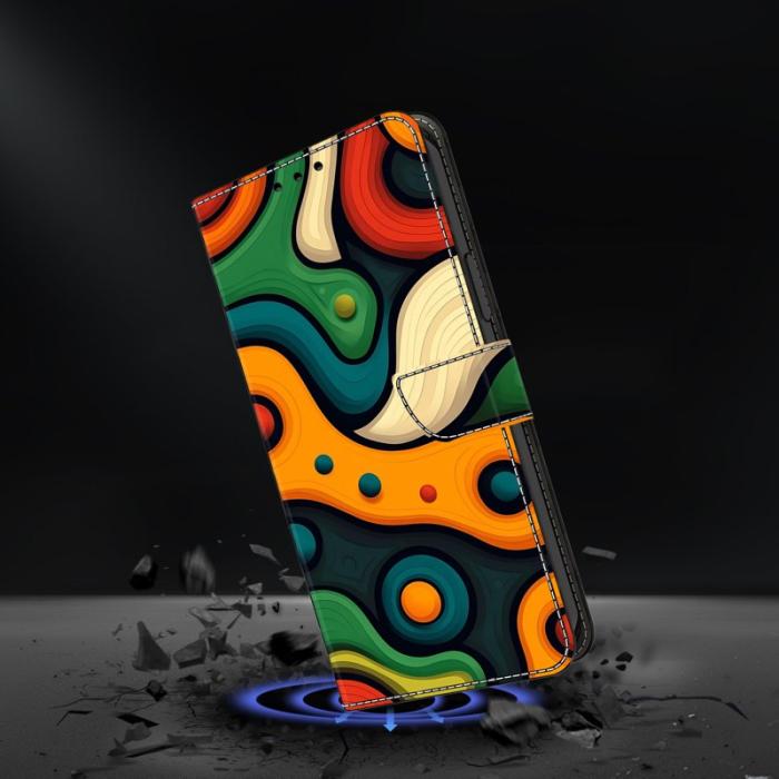 OEM - Samsung Galaxy S26 Plus Fodral Ställning Mönstertryck Konstläder - Målad