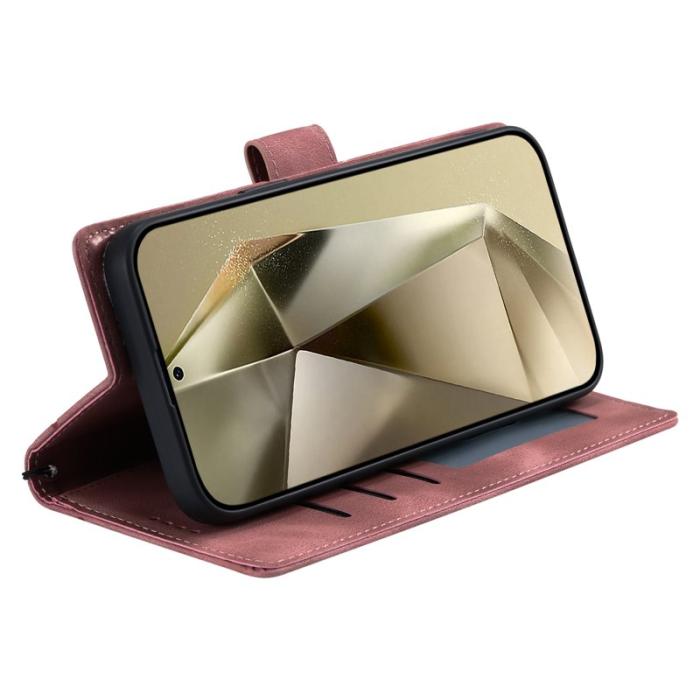 OEM - Samsung Galaxy S26 Plus Fodral Imprinted Totem Konstläder - Roséguld