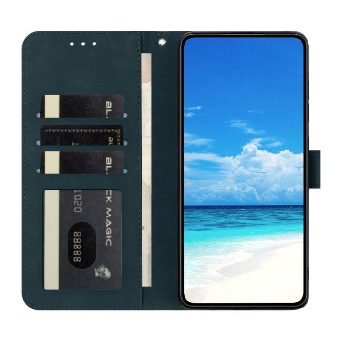 OEM - Samsung Galaxy S26 Plus Fodral Konstläder Ställfunktion - Grön