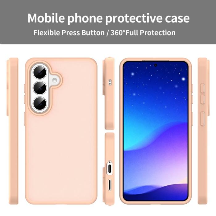 OEM - Samsung Galaxy S26 Plus Skal Plast Touch Matt Anti Drop - Rosa