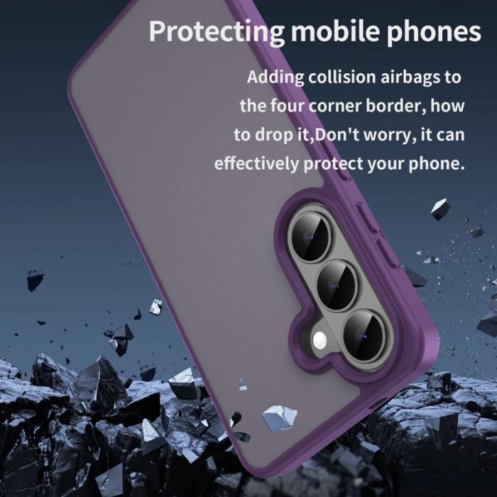 OEM - Samsung Galaxy S26 Plus Skal Touch Matte Anti Drop TPU - Lila