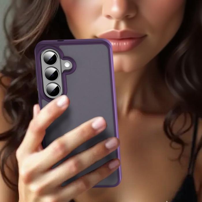 OEM - Samsung Galaxy S26 Plus Skal Touch Matte Anti Drop TPU - Lila