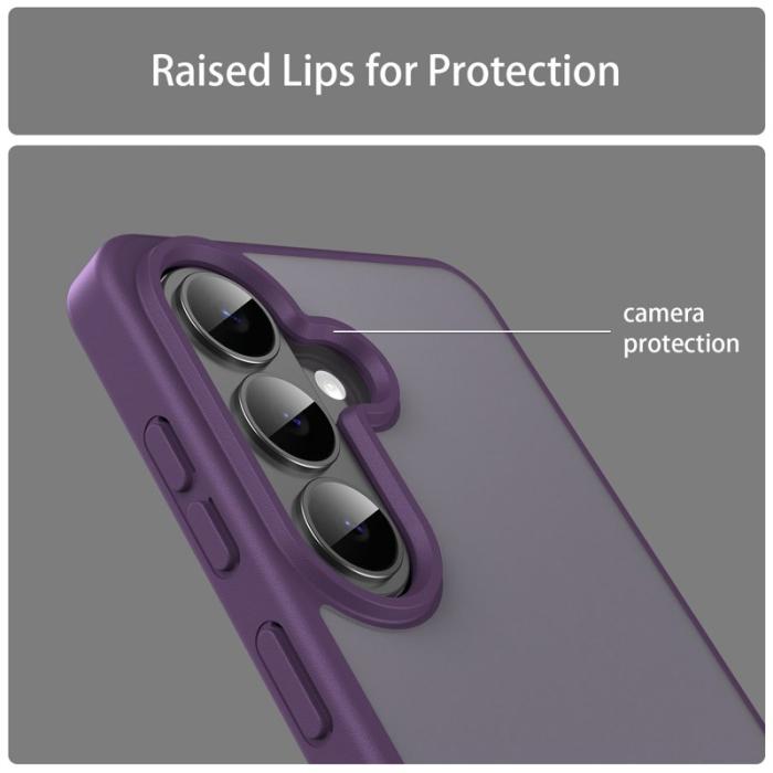 OEM - Samsung Galaxy S26 Plus Skal Touch Matte Anti Drop TPU - Lila